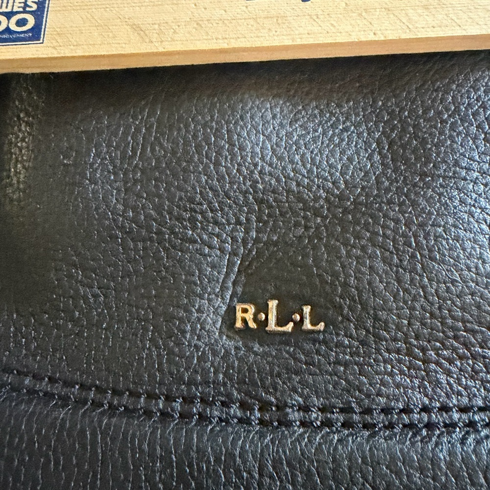 Ralph Lauren Black Fringe Shoulder Bag - Picture 4 of 6